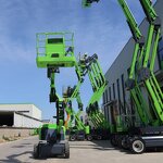 Self Propelled Articulated Boom Lift Manufacturer - OEM Compact Platform Electric Diesel 14-36m