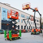 Crawler Mobile Scissor Lift Factory - OEM 4-30m Electric All Terrain Scissor Platform
