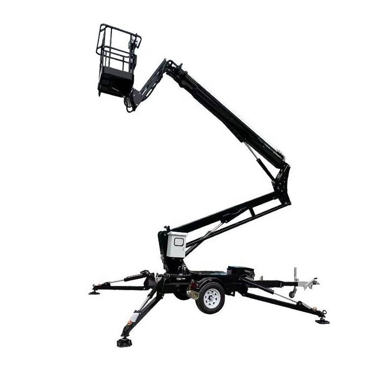 360 Spin Towable Boom Lift Manufacturer - OEM Telescopic Arm Articulated Spider for Construction