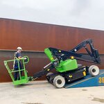 Self Propelled Electric Boom Lift Manufacturer - OEM 16 m Wheel Articulated Cherry Picker