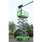 4 Wheeled Lifting Platform Manufacturer - OEM Self Propelled Electric Mini Aerial Tracked