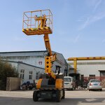 Compact Articulated Boom Lift Manufacturer - OEM 24M Electric Boom Man Lift Platform