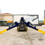 Knuckle Boom Crawler Crane Factory - OEM Mini Unic Telescopic 8 T Spider Crane 17M