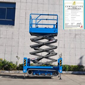 Rough Terrain Scissor Lift Factory - OEM Hot New CE ISO 10-16m Tracked Electric Hydraulic