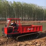 All Terrain Mini Track Dumper Manufacturer - OEM 5ton Hand-held Self Loading Transport