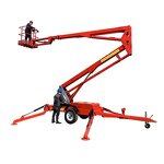 Towable Electric Articulated Boom Lift Manufacturer - OEM 8-20m 200kg Aerial Work