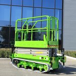 Mini Crawler Scissor Lift Factory - OEM 230KG Electric Self Propelled for Narrow Building