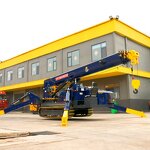 Spider Crane Manufacturer - OEM Factory Price 8 Tons Telescopic Boom Folding Track