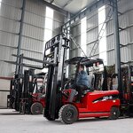 Farm Use Electric High-Lift Forklift Factory - OEM 6m Hydraulic Stack AC Motor Four-Wheel