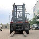 Farm Use Electric High-Lift Forklift Factory - OEM 6m Hydraulic Stack AC Motor Four-Wheel