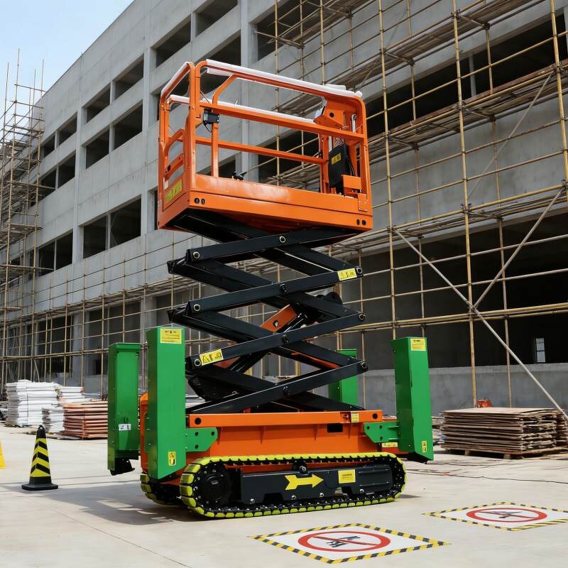 Crawler Mobile Scissor Lift Factory - OEM 4-30m Electric All Terrain Scissor Platform