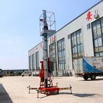 Electric Telescopic Vertical Platform Manufacturer - OEM 12m Mini Self Propelled Mast Lift