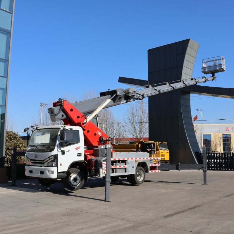 Telescopic Boom Man Lift Truck Manufacturer - OEM Platform Bucket Mounted High-altitude