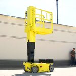 Self-Propelled Vertical Mast Platform Factory - OEM 11M Jib Electric Lift Retail Restaurant