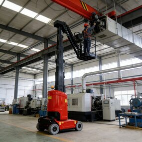 Electric Aerial Man Lift Platform Manufacturer - OEM 12m Self Propelled Small Hydraulic Mast