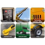 Wheel Spider Lift Manufacturer - OEM Electro-hydraulic Bending Arm Telescopic High-altitude