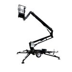 Cherry Picker Portable Lifter Factory - OEM Telescoping Towable Trailer Tow Behind Small