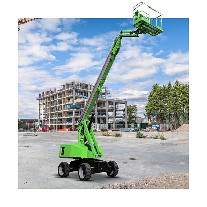 Wheel-Mounted Telescopic Boom Lift Factory - OEM 20-26M Portable All-Terrain Hydraulic
