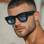 Sunglasses Factory - OEM Custom Classic Vintage Square Rivets