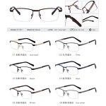 Business Glasses Manufacturer - OEM Custom Ultralight Semi-Rimless Metal