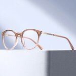 Prescription Eyeglasses Manufacturer - OEM Custom Women's Round Anti Blue Light