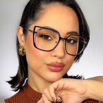 Eyeglasses Factory - OEM Custom Fashion Green Blue Oversized Square