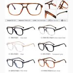 Glasses Frame Manufacturer - OEM Custom Square Double Bridge TR90 Clear