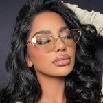 Sunglasses Factory - OEM Custom Cat Eye Luxury Brand Metal