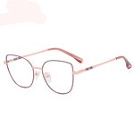 Kids Glasses Factory - OEM Custom Clear Polygonal Metal Frame Eyewear
