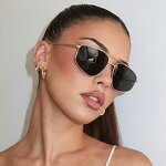 Sunglasses Manufacturer - OEM Custom Metal Twin Bridges Pilot