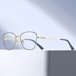 Prescription Eyewear Factory - OEM Custom Female Progressive Oval Anti Blue