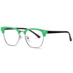 Kids Eyeglasses Manufacturer - OEM Custom Retro Half Frame Metal Optic