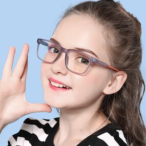 Kids Blue Light Glasses Manufacturer - OEM Custom 7-12 Years TR90 Frame