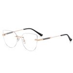 Glasses Frame Factory - OEM Custom Frameless Cat Eye Women Frame