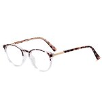 Computer Glasses Frame Factory - OEM Custom Transparent Round Eyewear