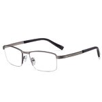 Business Glasses Manufacturer - OEM Custom Ultralight Semi-Rimless Metal
