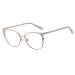 Anti Blue Light Glasses Manufacturer - OEM Custom Simple Metal Vintage Cat Eye