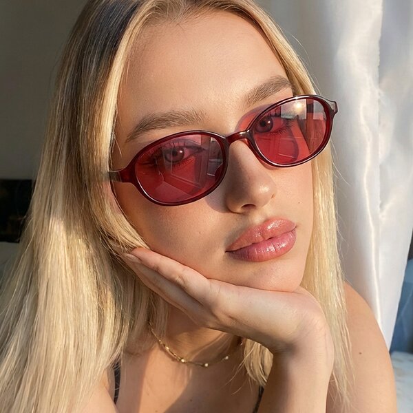 Sunglasses Factory - OEM Custom Vintage Oval Rivets Decorate