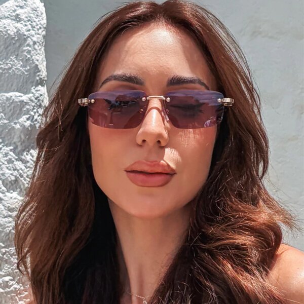 Sunglasses Manufacturer - OEM Custom Luxury Rimless Metal Leg