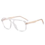 Glasses Frame Manufacturer - OEM Custom Square Double Bridge TR90 Clear