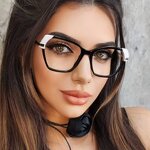 Eyeglasses Factory - OEM Custom Fashion Red Leopard Patchwork Retro