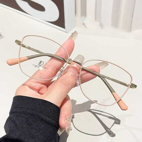 Myopia Glasses Manufacturer - OEM Custom Metal Frame Anti-UV Blue Rays