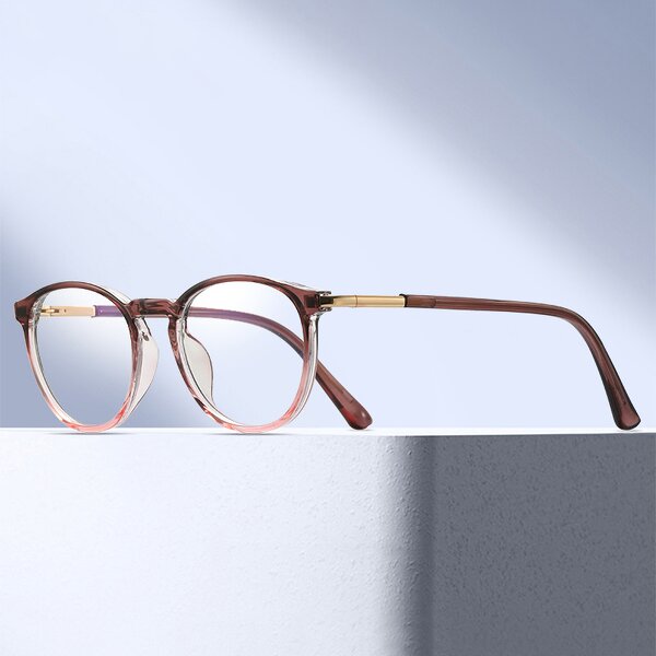 Computer Glasses Frame Factory - OEM Custom Transparent Round Eyewear