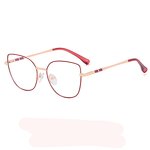 Kids Glasses Factory - OEM Custom Clear Polygonal Metal Frame Eyewear