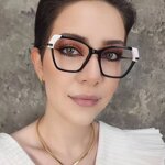 Eyeglasses Factory - OEM Custom Fashion Red Leopard Patchwork Retro