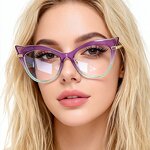 Anti Blue Light Glasses Manufacturer - OEM Custom Fashion Big Cat Eye