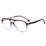 Glasses Frame Manufacturer - OEM Custom Square Double Bridge TR90 Clear