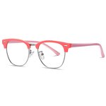 Kids Eyeglasses Manufacturer - OEM Custom Retro Half Frame Metal Optic