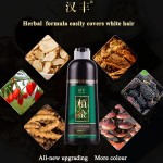 Black Hair Dye Permanent Lasting Wholesale Chinese Organic   Herbal Hair Color Shampoo