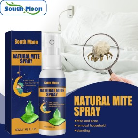 50ml Hyaluronic Acid Vitamin E Infused Mite Removal Spray for Home Use Indoor Environment Bed Linen Clothing Mite Elimination